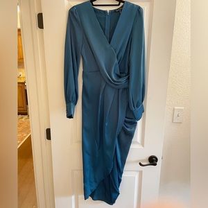 High-Low Silk Dress